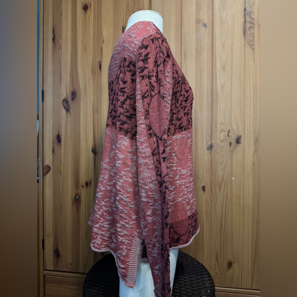 Red Patchwork Sweater - image 3